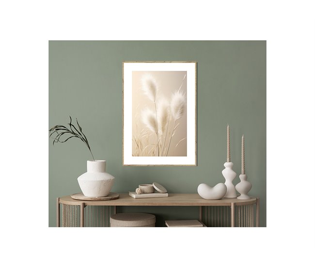 Quadro art deco HOJAS SECAS 35x50cm marca MARCOMUEBLE  Multicor