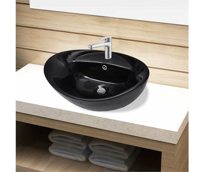 Lavatório - Lavabo - Pia de banheiro Preto