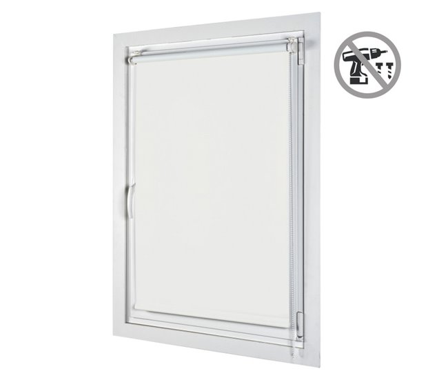 Estores Opaco EasyFix, estore de rolo instalação sem furar 