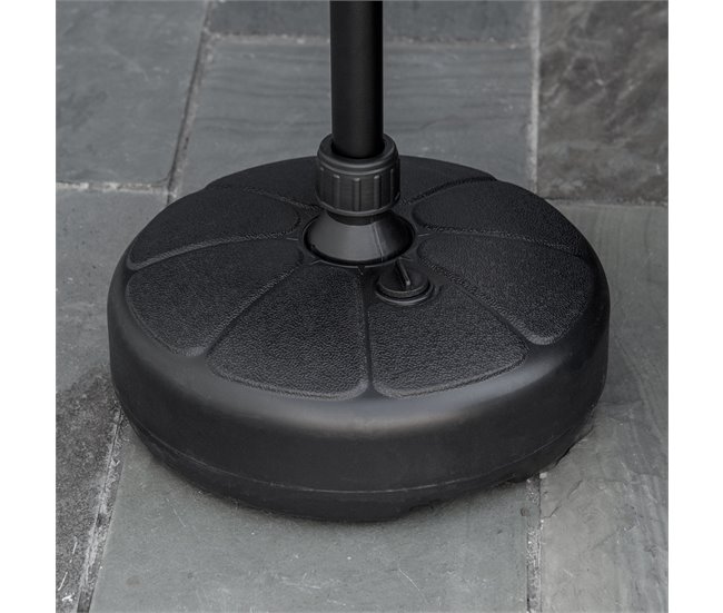 Base Chapéu de Sol HDPE Outsunny 38x38 Preto