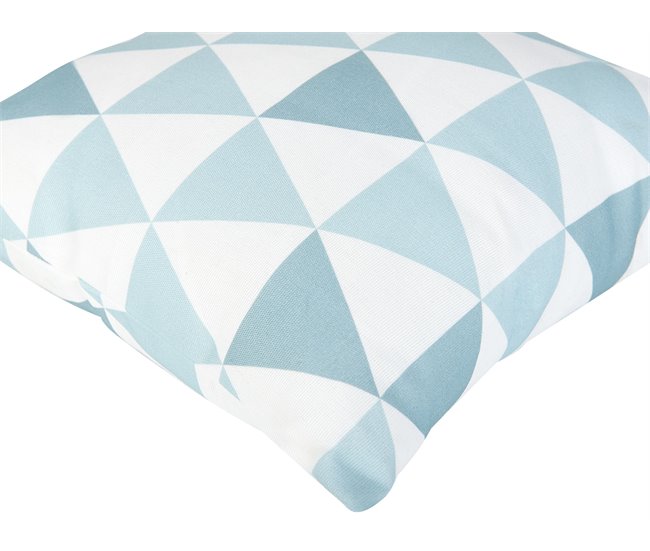 Beliani Almofada de jardim TRIFOS 40x40 Azul Claro