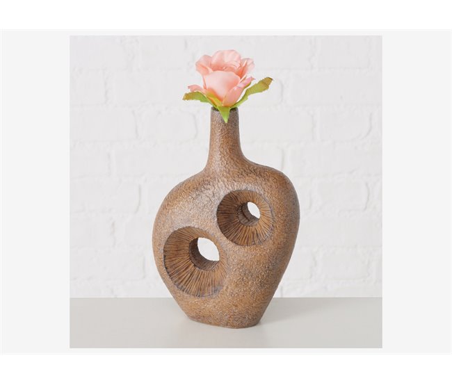 Vaso decorativo HAMSTON da marca BOLTZE Castanho