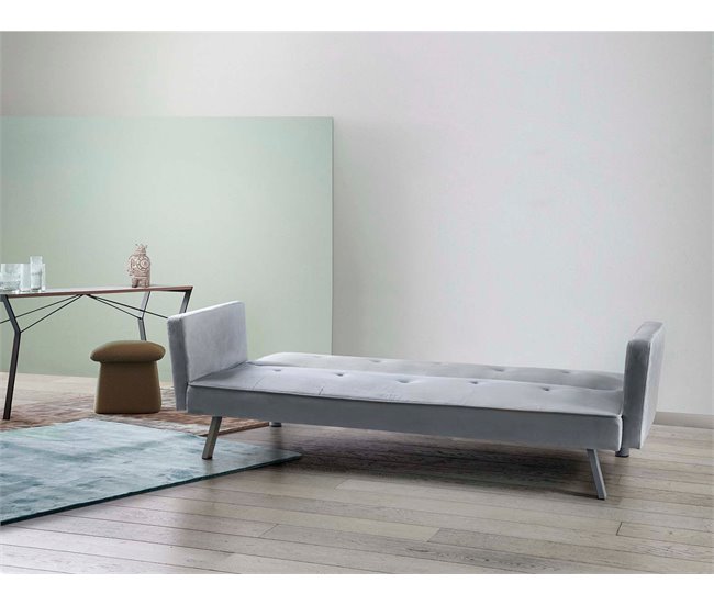 Sofá-cama Aveli Cinza Escuro