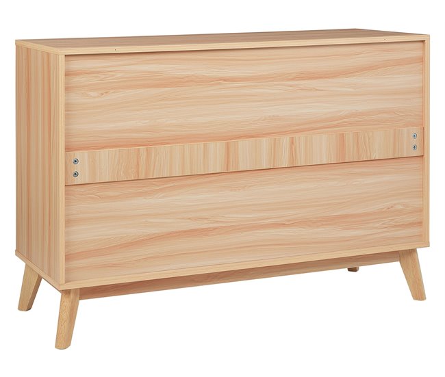 Beliani Cómoda SARDIS Castanho Claro
