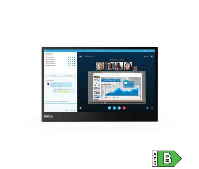 Monitor ThinkVision M14 Preto