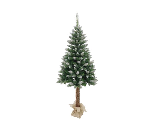árvore de natal dos alpes verdes nevados 150x70cm dayron