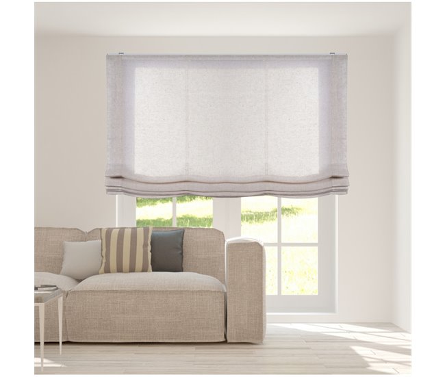 Estores de rolo sem varetas, estore translúcido transparente 