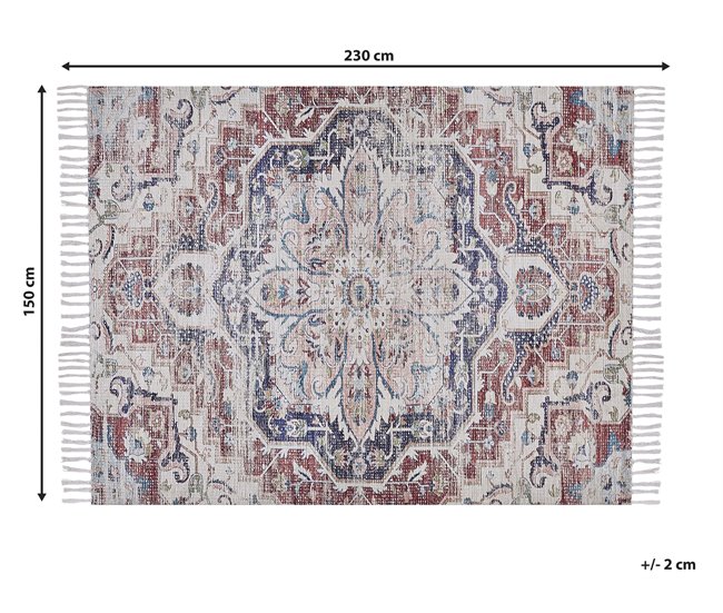 Beliani Pelos curtos KELKIT 150x230 Multicor
