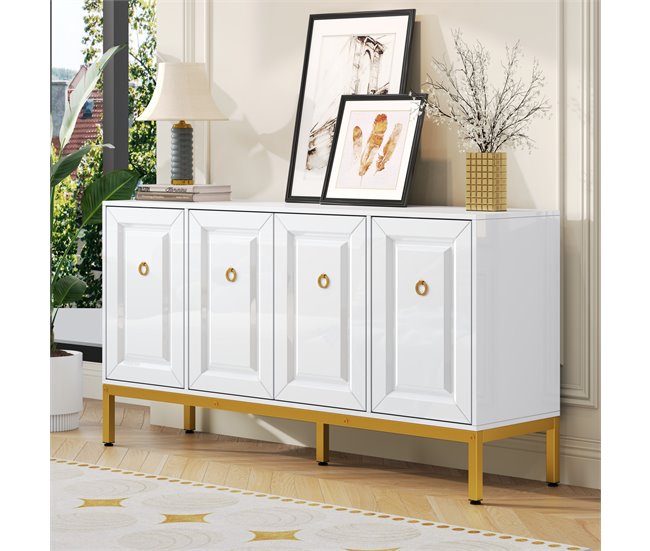 Aparador com 4 portas Branco