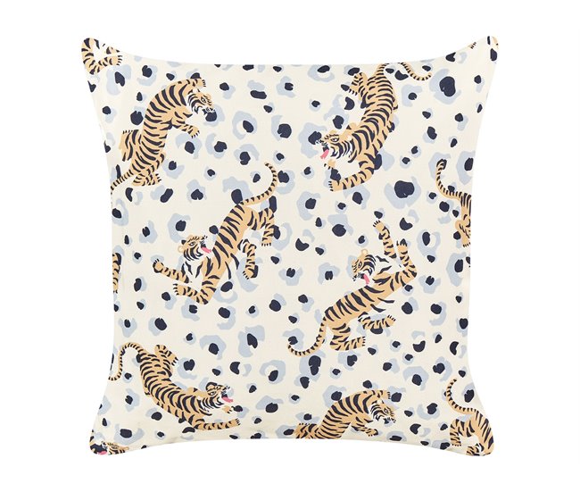 Beliani Almofada de jardim ARENZANO 45x45 Multicor
