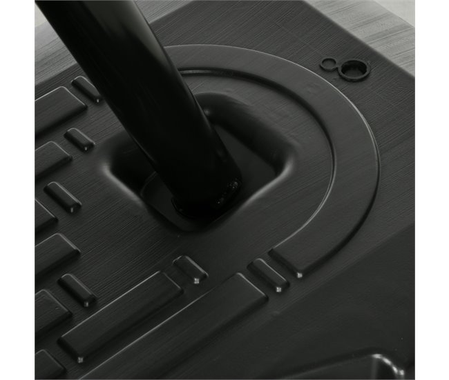 Tabela de Basquetebol Aço, PC e PE SPORTNOW Preto