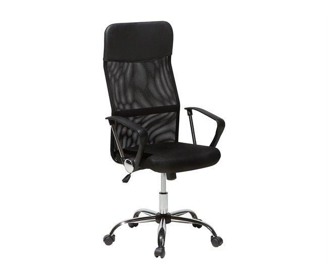 Beliani Cadeira de escritório DESIGN Preto