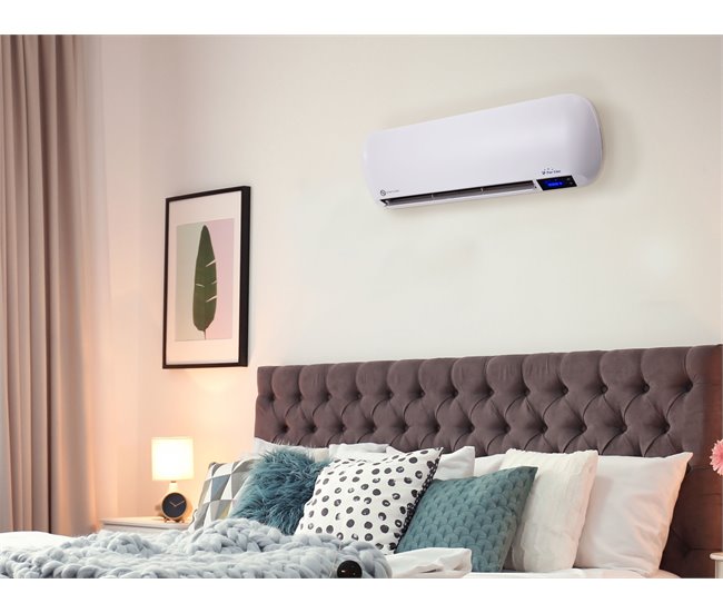 Aquecedor de Parede Cerâmico 1000W / 2000W com temporizador Branco