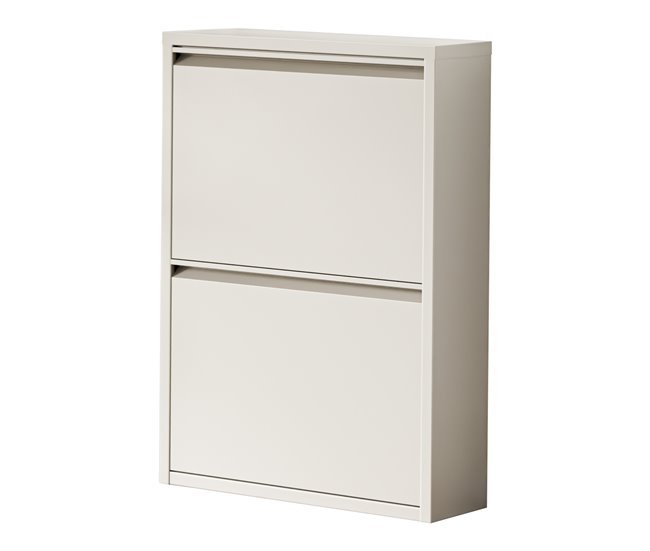 apateira Sokndal com 2 portas Branco/ Bege