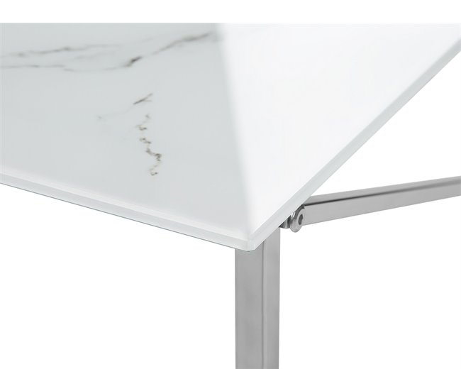 Beliani Mesa de centro EMPORIA 50x100 Branco