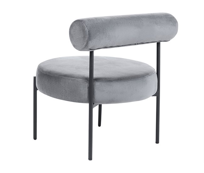 Beliani Poltrona ALPHA Cinza