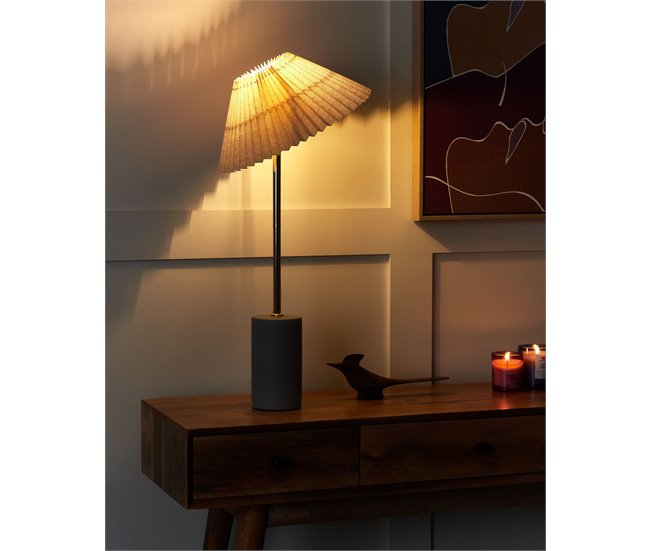 Beliani Candeeiro de mesa BALUARTE Bege
