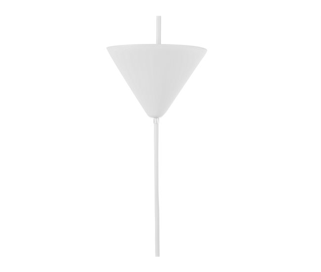Beliani Candeeiro de tecto LAMONE Branco/ Bege