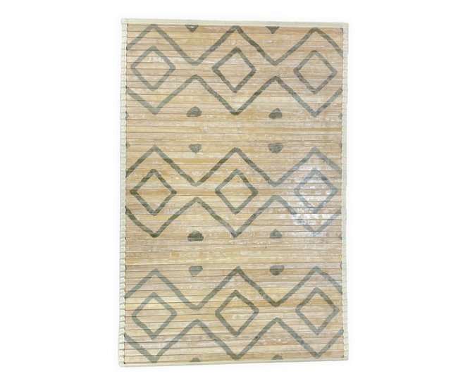  Acomoda Textil - Alcatifa de bambu para interior e exterior. 60x90 Castanho