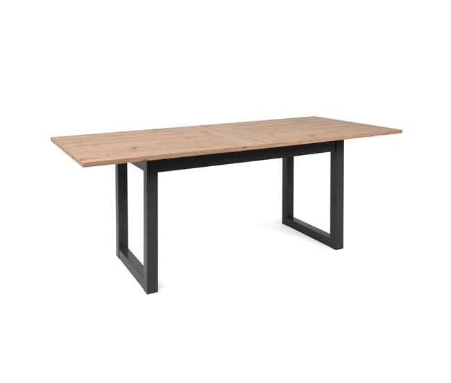 Mesa de jantar extensível CATHY Carvalho