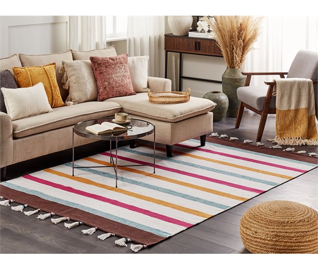 Beliani Entrelaçado HISARLI 160x230 Bege