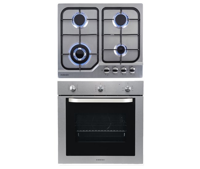 Conjunto forno e placa a gás JOCEL JPK4EV200341 Preto