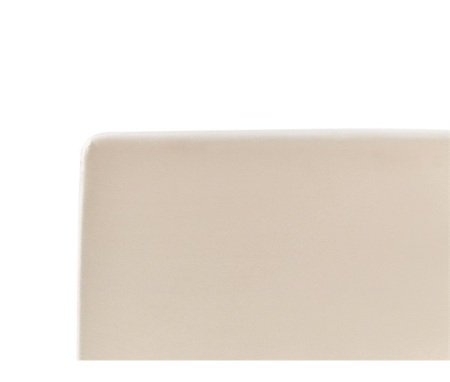 Beliani Cama baú Veludo BOUSSE 151x219 Bege