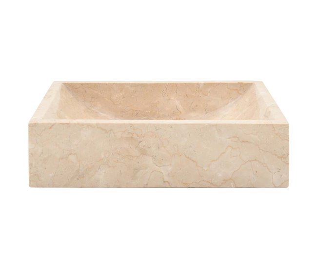 Lavatório - Lavabo - Pia de banheiro Creme