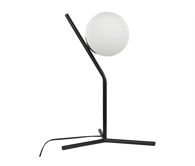 Beliani Candeeiro de mesa WAPITI Branco/ Preto