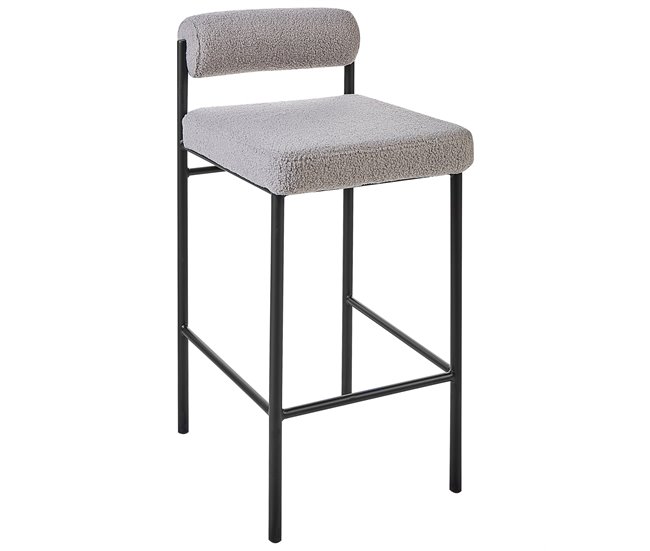 Beliani Silla de bar AMAYA Azul