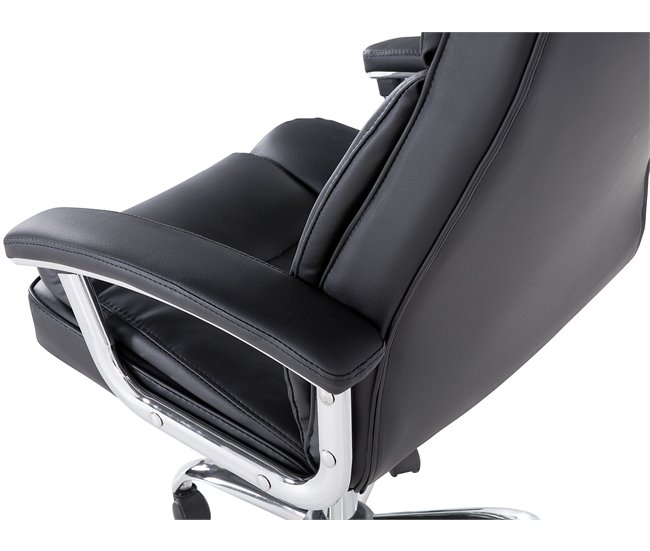 Beliani Cadeira executiva ADVANCE Preto
