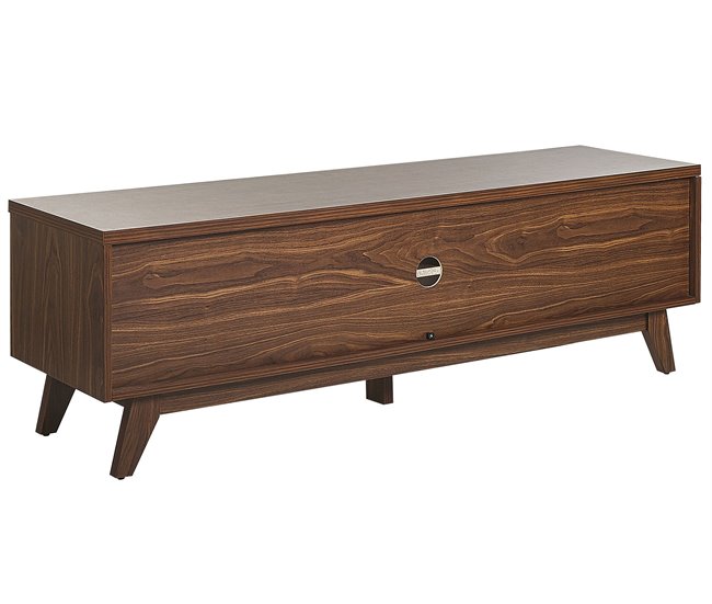 Beliani Mesa de TV PRESCOT 140 Castanho
