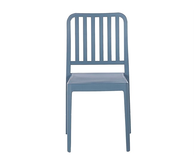 Beliani Conjunto bistrô SERSALE Azul