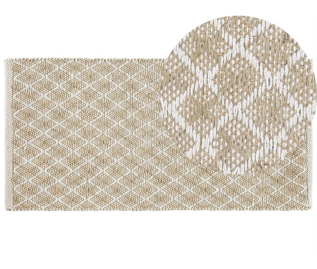 Beliani Pelos curtos AKBEZ 50x80 Bege
