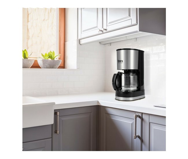 Máquina de Café de Filtro Preto / Cinza
