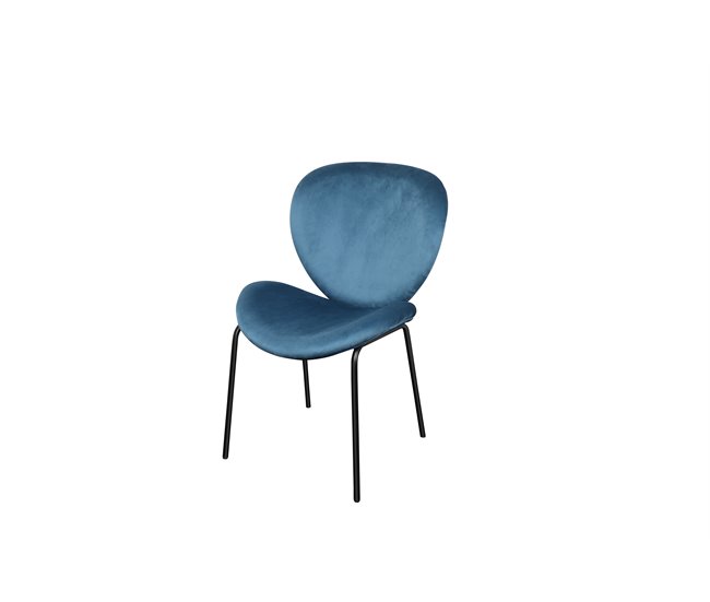 Conjunto de 2 cadeiras de jantar TULIPA  Azul