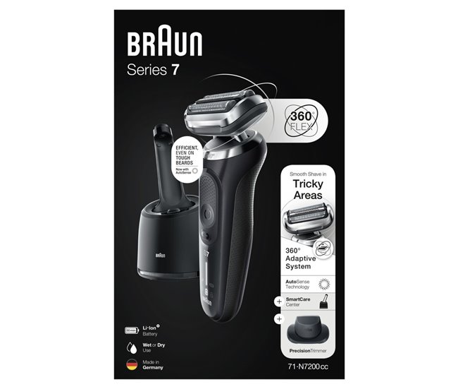 Barbeador elétrico Series 7 Preto