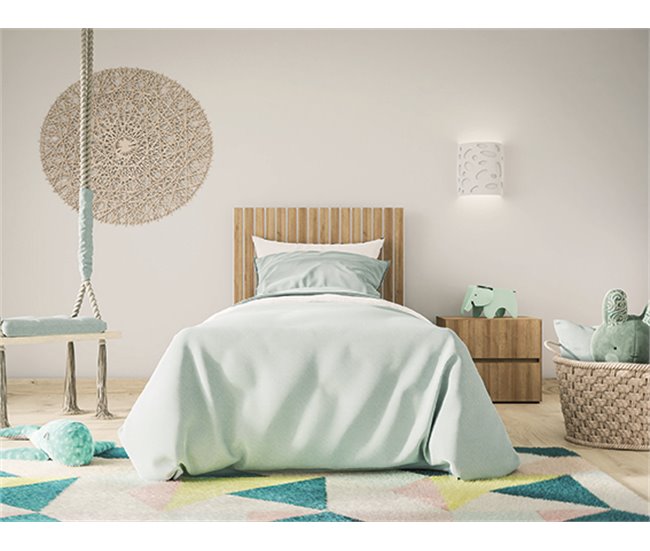 LANDRU painel de madeira cor de carvalho 50x120 cm Madeira