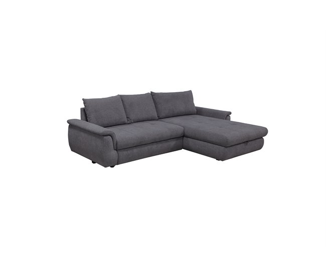 Chaise longue com cama FOCUS Cinza Escuro