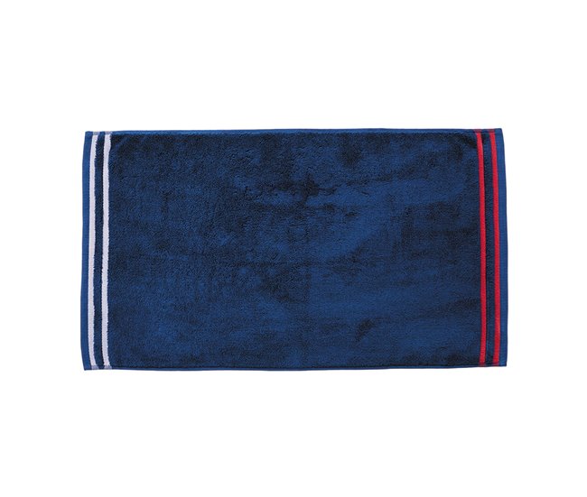 Tapete de banho 100% algodão 800GSM turco tingido El Ganso Azul Marino