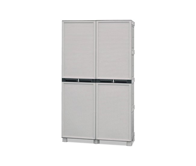 Armário exterior em PVC Cinza