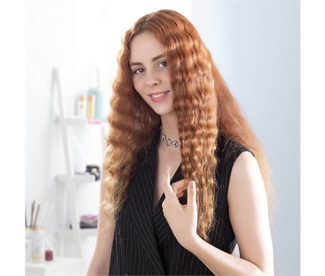 Placa Cerâmica para Cabelo para Criar Ondas Cinza