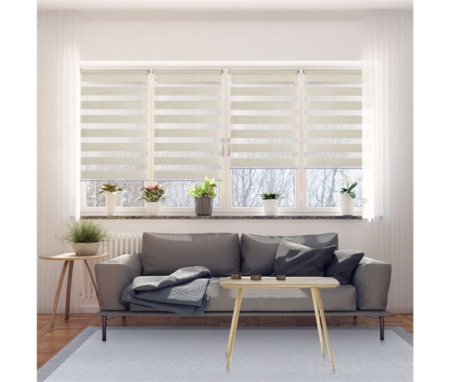 Estores Noite e Dia EasyFix, estore de rolo instalação sem furar 