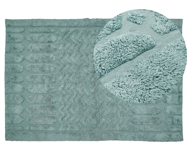 Beliani Pelos curtos SIRNAK 140x200 Verde