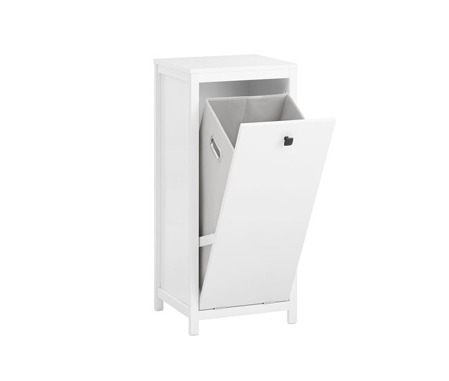 Armário para lavandaria, BZR96-W SoBuy PT Branco