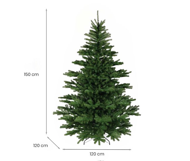 Árvore de Natal Verde/ Cinza