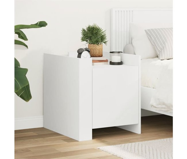 Soluna Home - Mesitas De Noche Jarnor 50 Branco
