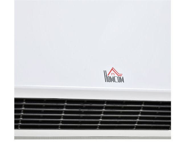 Aquecedor de Parede ABS, PP HOMCOM Branco