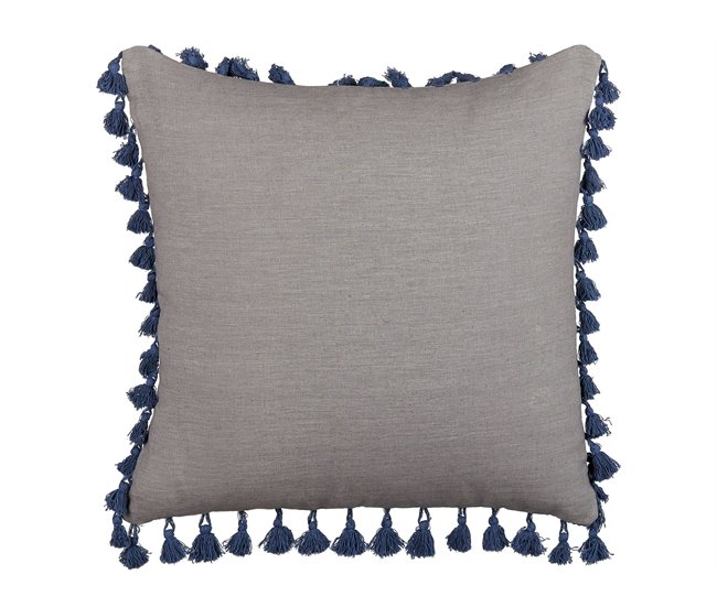 Beliani Almofada decorativa CARPINUS 45x45 Cinza