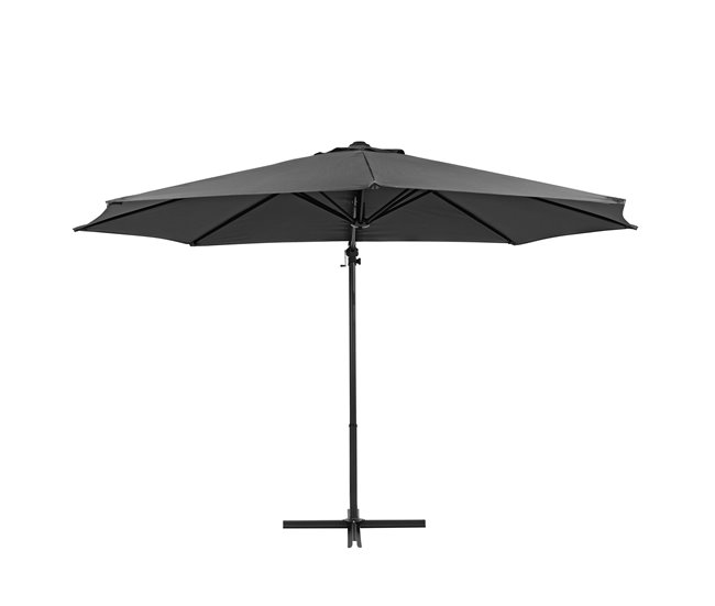 Guarda-sol ABBY 300x300x245cm Cinza Escuro